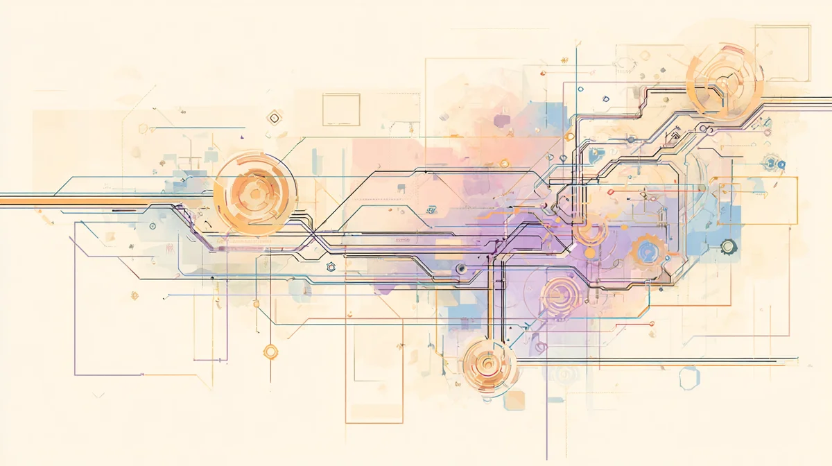 ノートや知識体系を示す重なり（バリアント2）