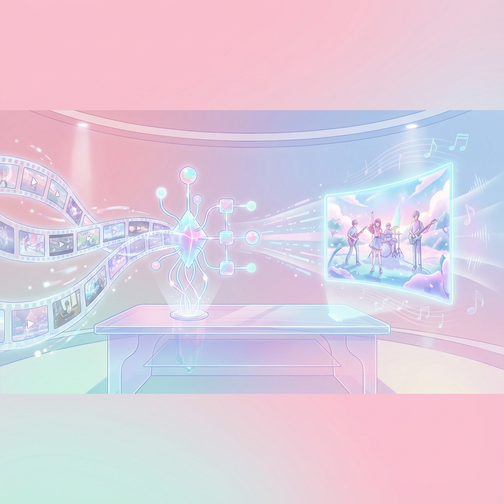 FLUX.2とComfyUIによるAI動画編集のイメージ