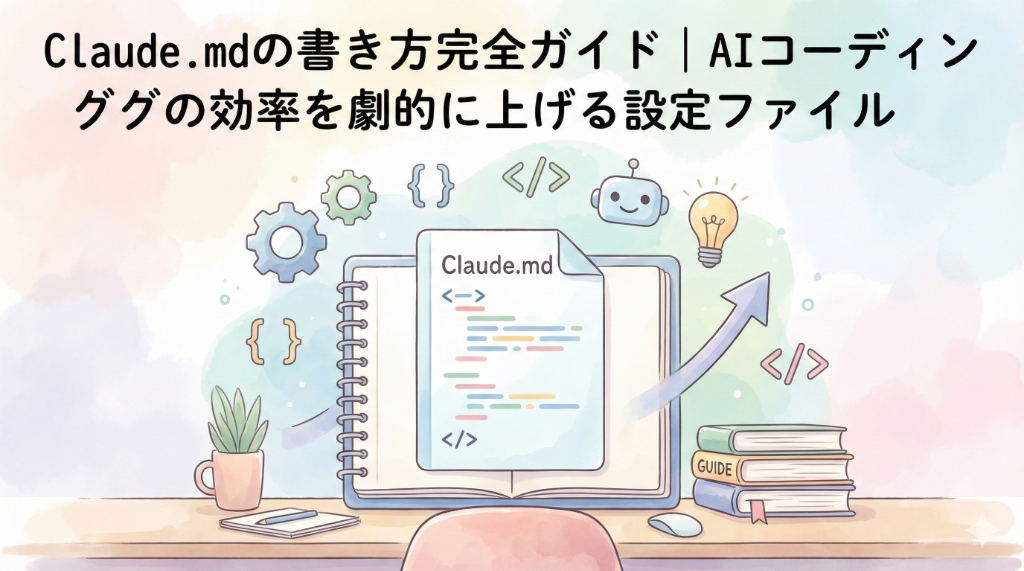 Claude.mdの書き方完全ガイド