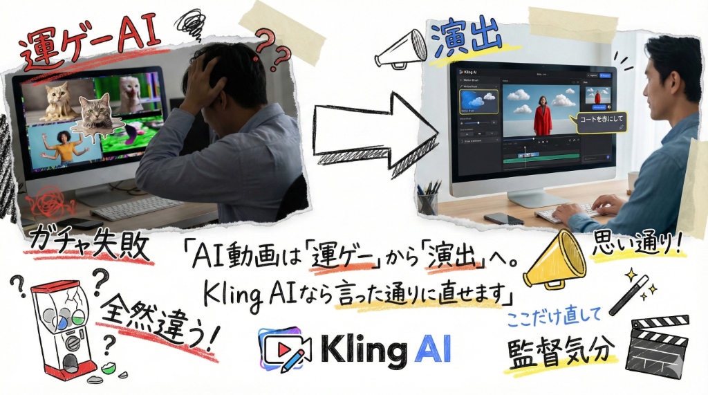 Kling AIの進化：運ゲーから演出へ