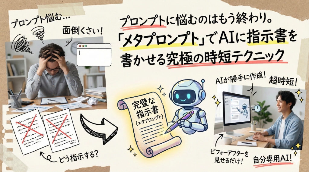 メタプロンプト活用イメージ